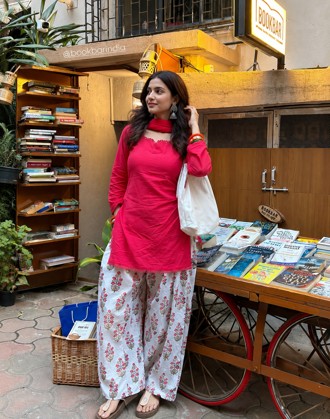 Chahat Red farshi set