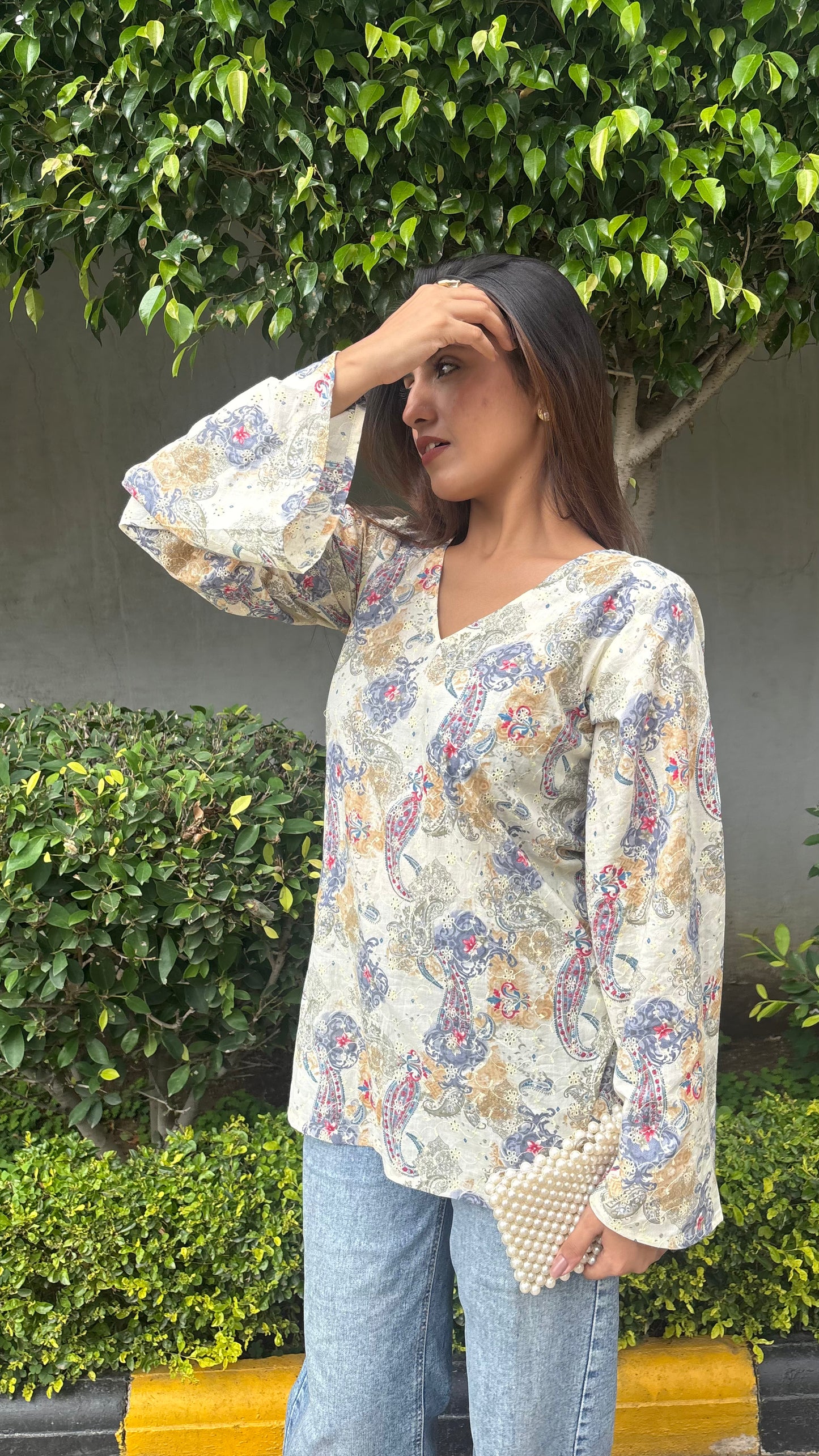 Emboidered Cotton Kurti
