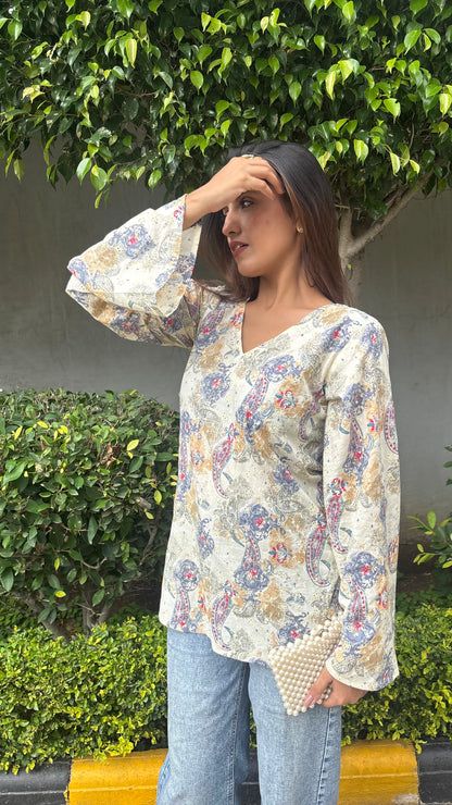 Emboidered Cotton Kurti