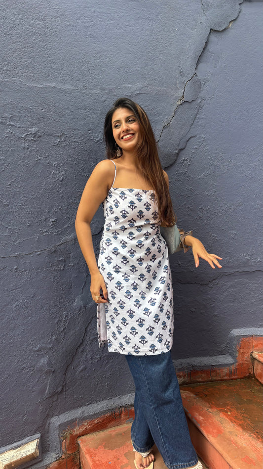 Long Tie-Up Kurti