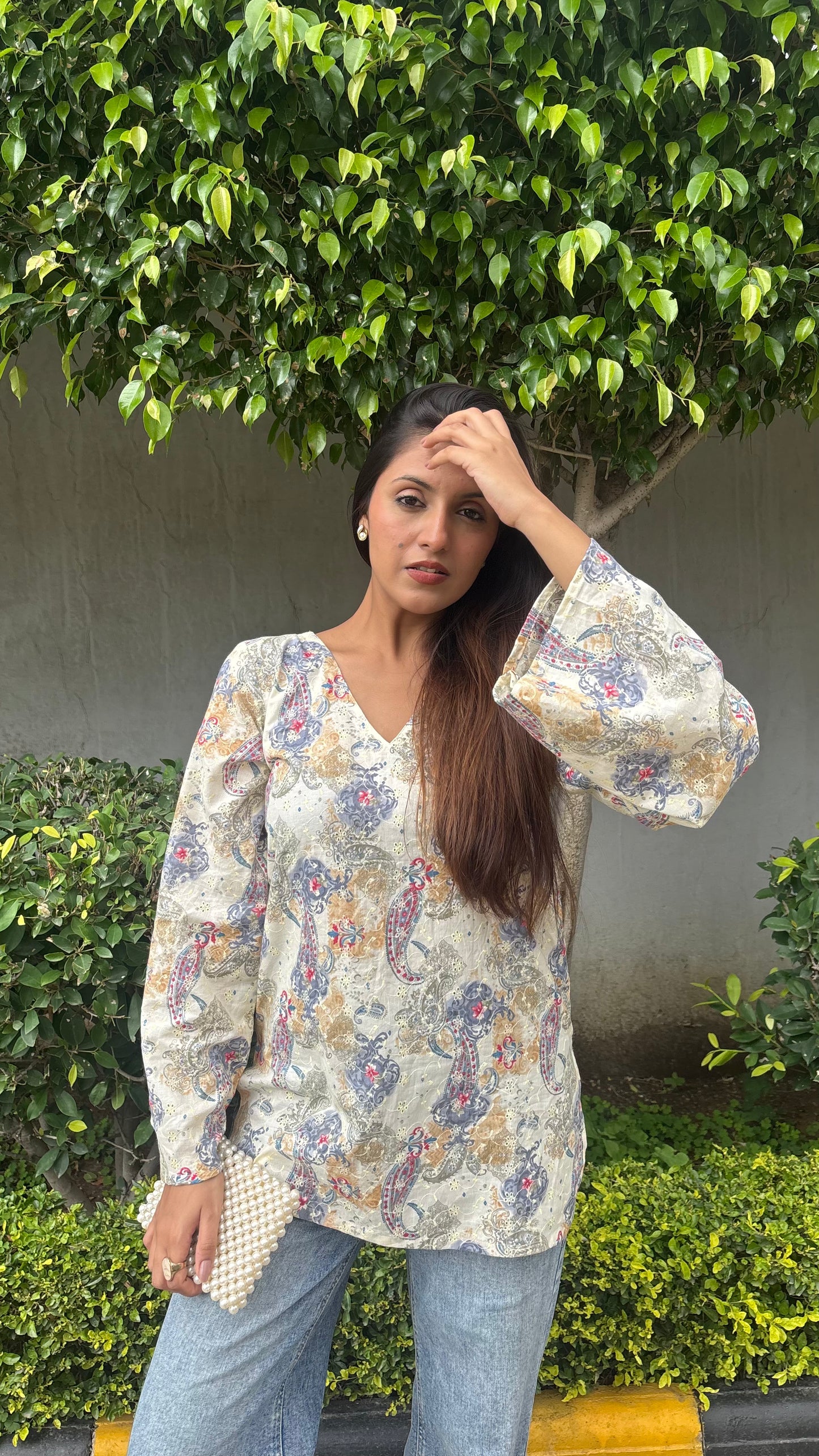 Emboidered Cotton Kurti