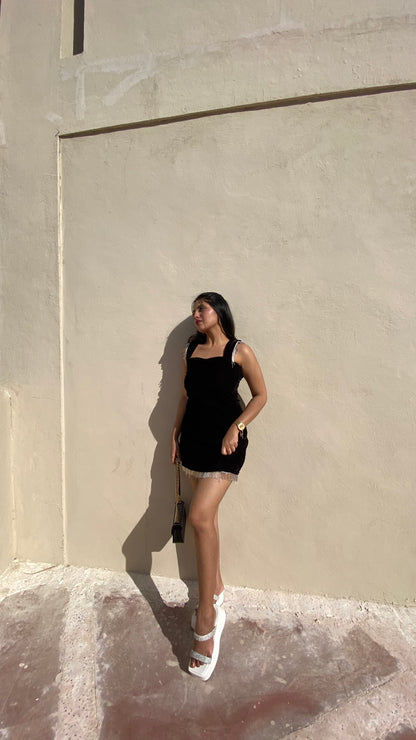 Black Velvet Bodycon Dress